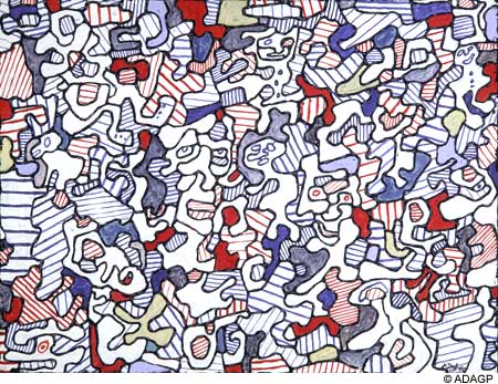 Comings and goings, 1965 - Jean Dubuffet