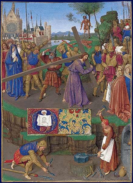 Carrying the Cross, c.1452 - c.1460 - Жан Фуке