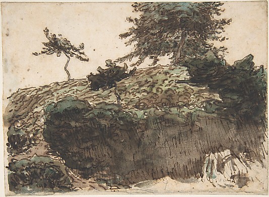 Landscape, Vichy, c.1866 - 米勒