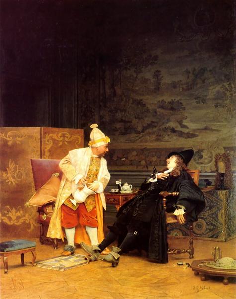 The Sick Doctor, 1892 - Жан Жорж Віберт