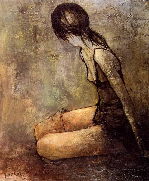 Dancer sitting, 1969 - Жан Жансем