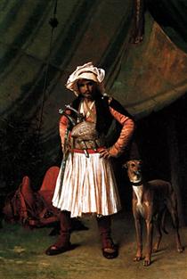 Bashi-Bazouk and his Dog - Jean-Léon Gérôme