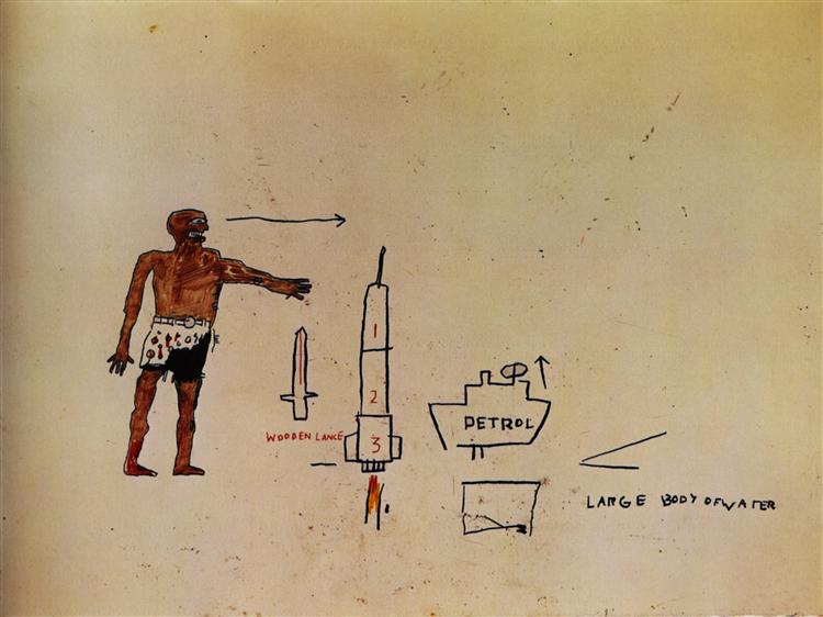 Большое тело воды, 1983 - Жан-Мишель Баския