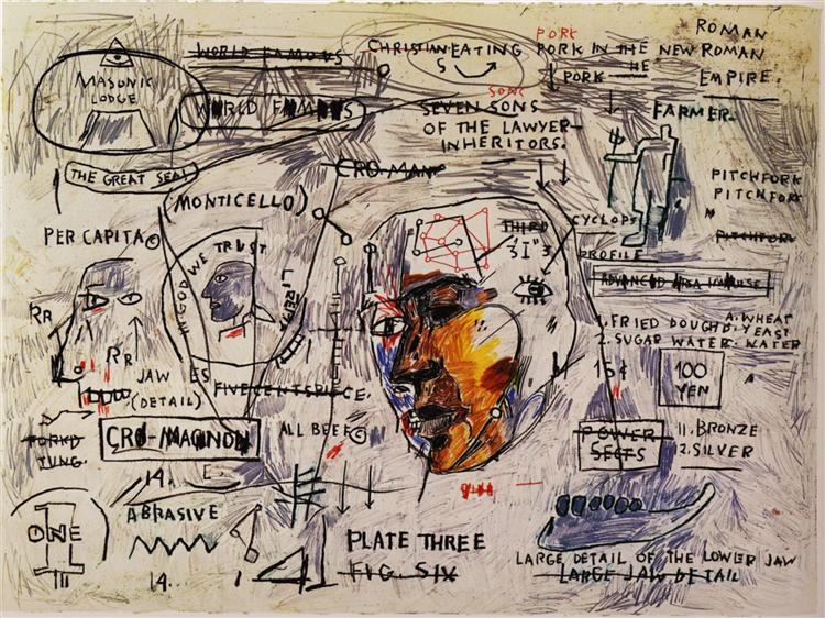 Monticello, 1983 - Jean-Michel Basquiat