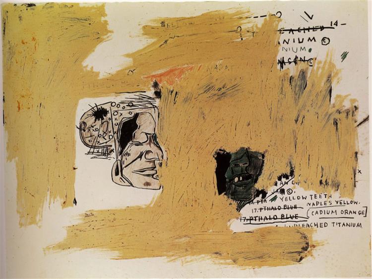 Unbleached Titanium, 1983 - Jean-Michel Basquiat