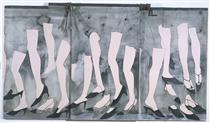 Walking Dream with a Four Foot Clamp - Jim Dine
