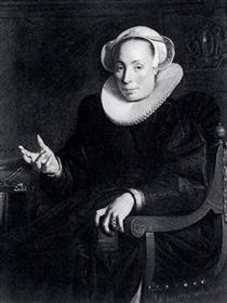 Portrait Of The Artist's Wife - Йоахим Ейтевал