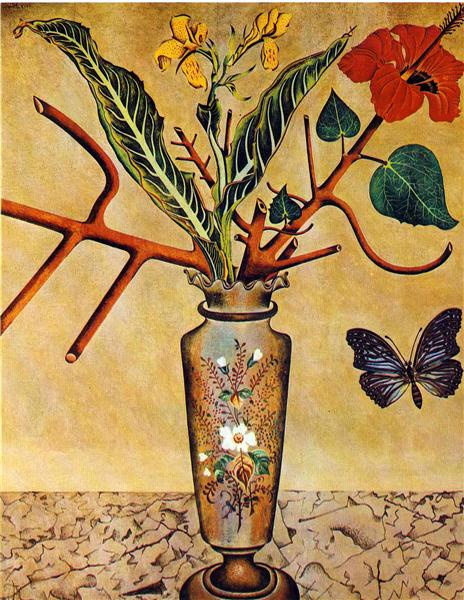 Flowers and Butterfly, 1922 - Joan Miró