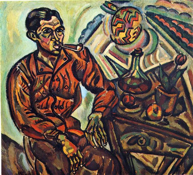 Portrait of V. Nubiola, 1917 - Joan Miró