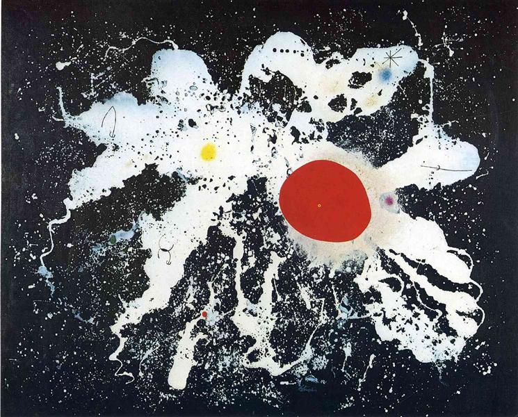 The Red Disk, 1960 - Joan Miró