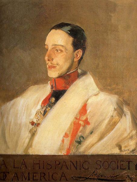 Portrait of King Alfonso - 霍金‧索羅亞