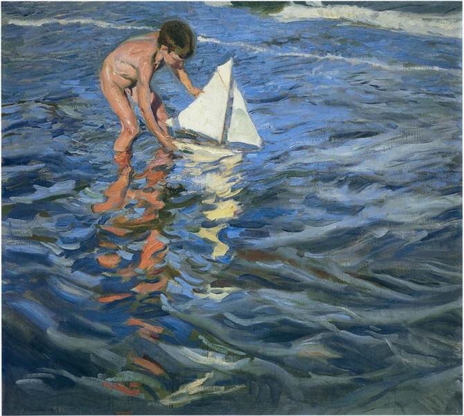 The Young Yachtsman, 1909 - Joaquín Sorolla