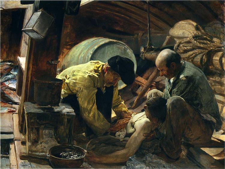 They Still Say that Fish is Expensive!, 1894 - 霍金‧索羅亞