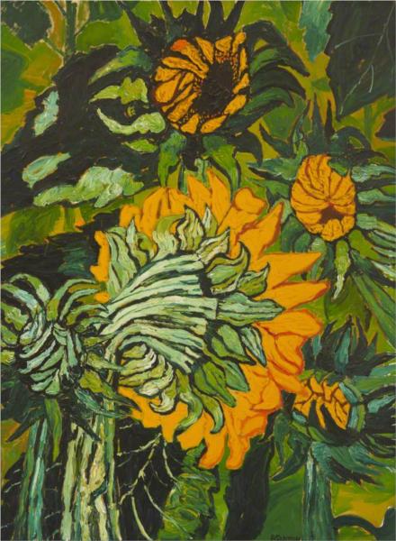 Sunflowers - John Bratby