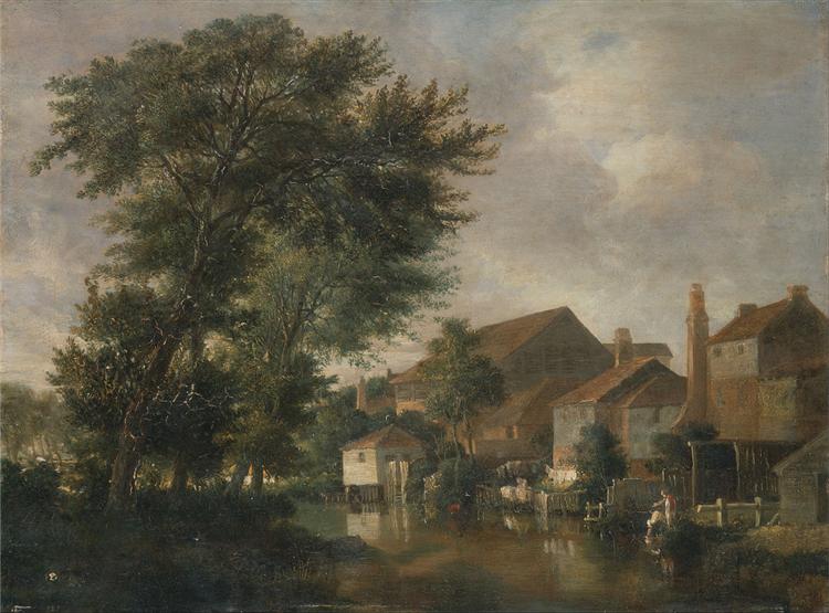 The River Wensum, Norwich, 1814 - Джон Кром