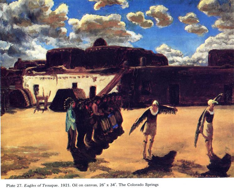 Eagles of Tesuque, 1921 - John French Sloan