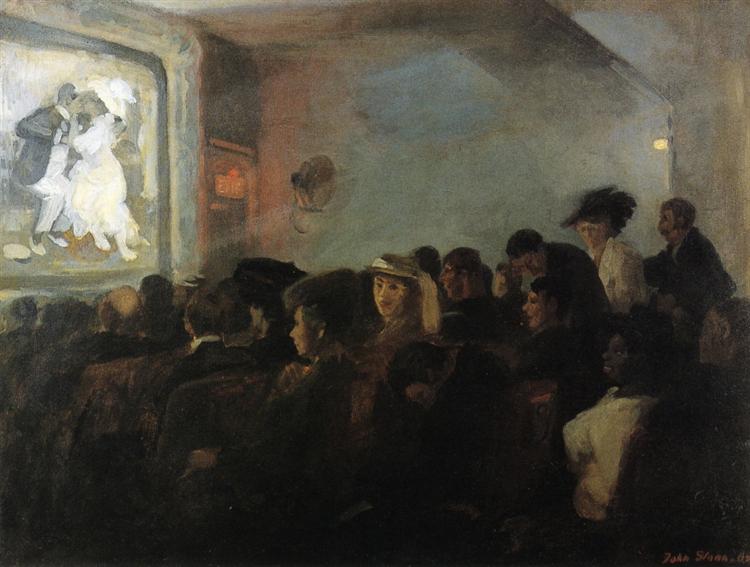 Movies, Five Cents, 1907 - John French Sloan - WikiArt.org