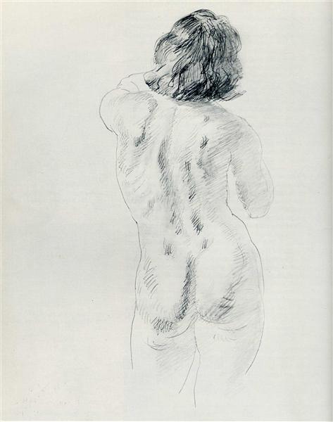 Nude standing - John French Sloan