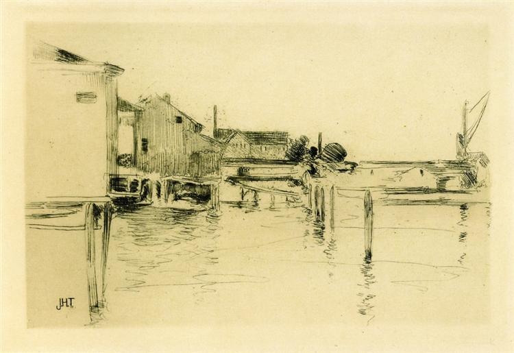 Bridgeport, c.1888 - c.1889 - Джон Генрі Твахтман (Tуоктмен)
