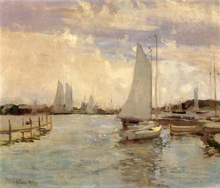 Gloucester Harbor - John Henry Twachtman