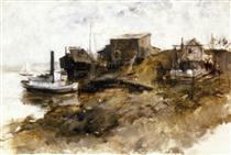 Harbor View - John Henry Twachtman