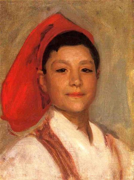 Head of a Neapolitan Boy, 1879 - Джон Сінгер Сарджент