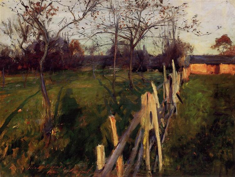 Home Fields, c.1885 - Джон Сінгер Сарджент