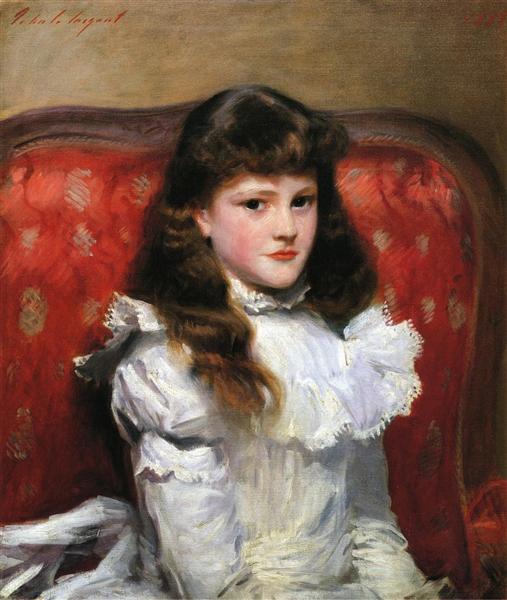 Miss Cara Burch, 1888 - Джон Сінгер Сарджент