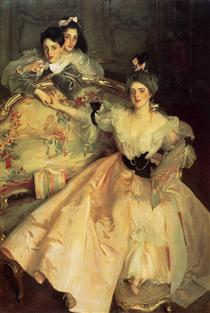 Mrs. Carl Meyer, later Lady Meyer, and her two Children - John Singer Sargent