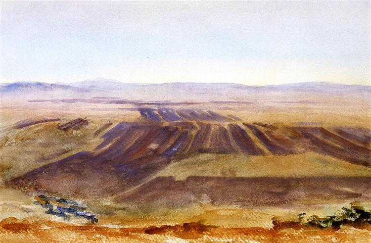 The Plains from Nazareth, 1905 - John Singer Sargent