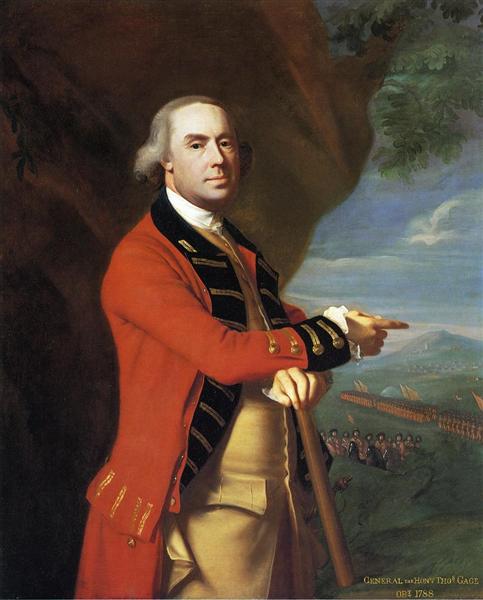 Portrait of General Thomas Gage, 1768 - 1769 - John Singleton Copley