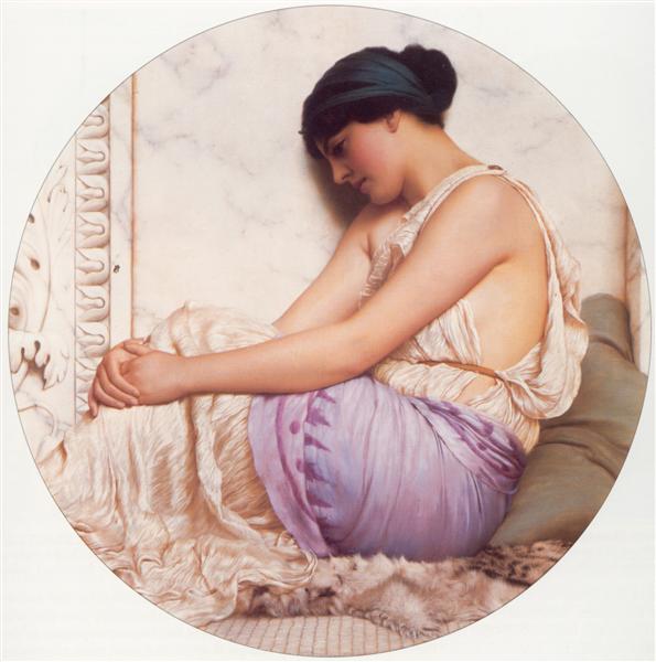 A Grecian Girl, 1908 - Джон Уильям Годвард