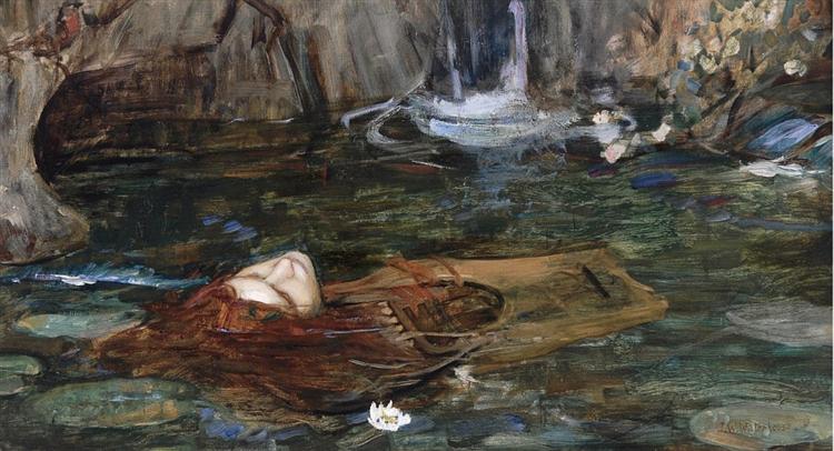 Tête d'Orphée, 1900 - John William Waterhouse