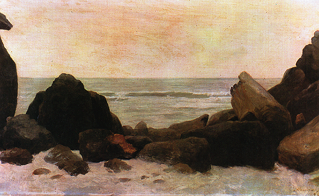 Seascape (Guarujá), 1895 - Хосе Феррас де Алмейда Жуниор