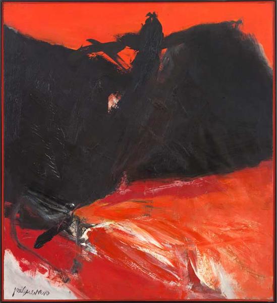 Rojo Sombrío, 1964 - Jose Guerrero