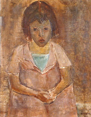 Menina triste e doente, 1940 - José Pancetti