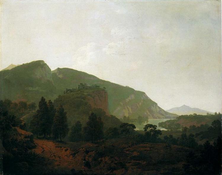 Italian Landscape, 1790 - Joseph Wright of Derby