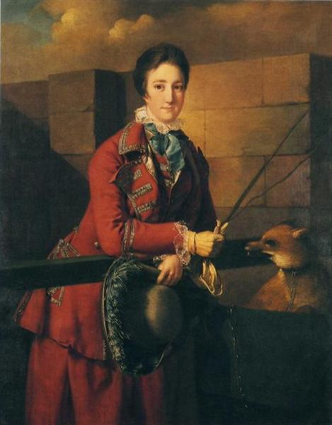 Mrs. Wilmot in Riding Dress, c.1762 - c.1763 - Joseph Wright