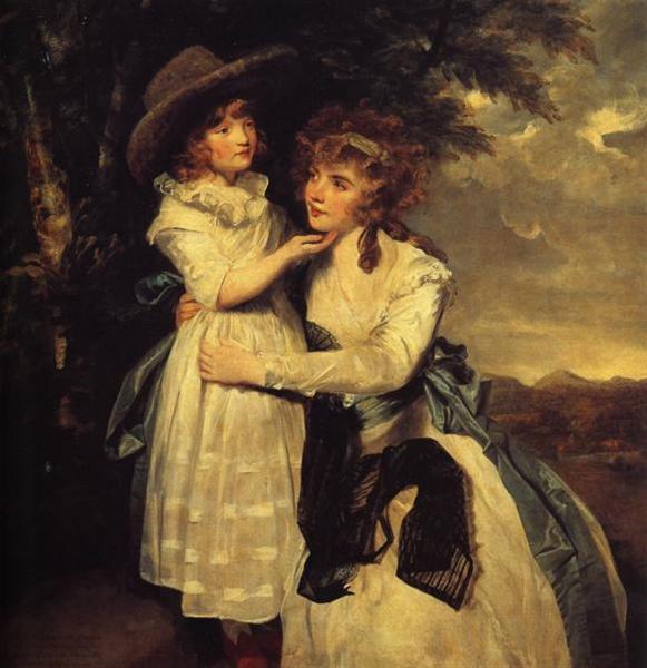 Miss Cocks and Her Niece, 1789 - 約書亞·雷諾茲