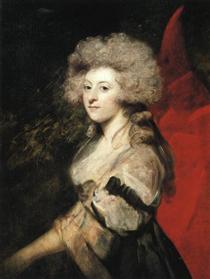 Portrait of Maria Anne Fitzherbert - Джошуа Рейнольдс