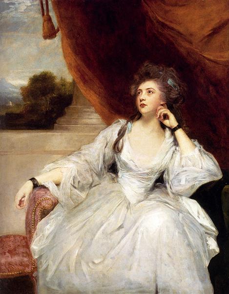 Portrait of Mrs. Stanhope - Joshua Reynolds