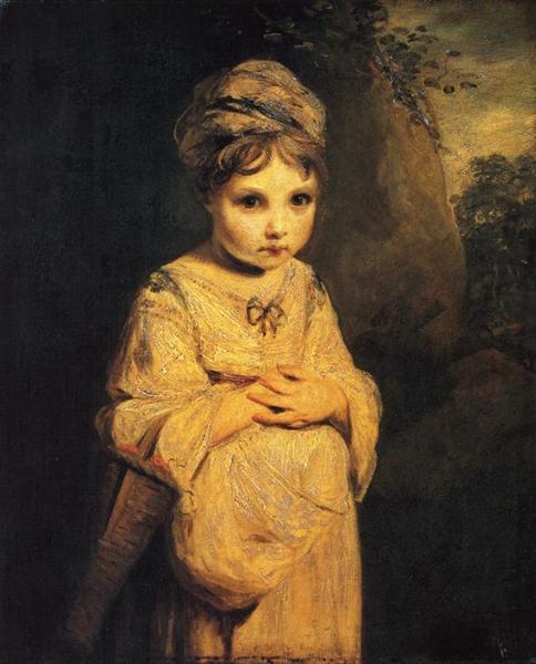The Strawberry Girl, 1773 - 1777 - Джошуа Рейнольдс