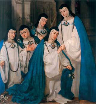 Catholic Nuns Wearing Their Rarely-Seen Away Uniforms - Juan Carreño de Miranda