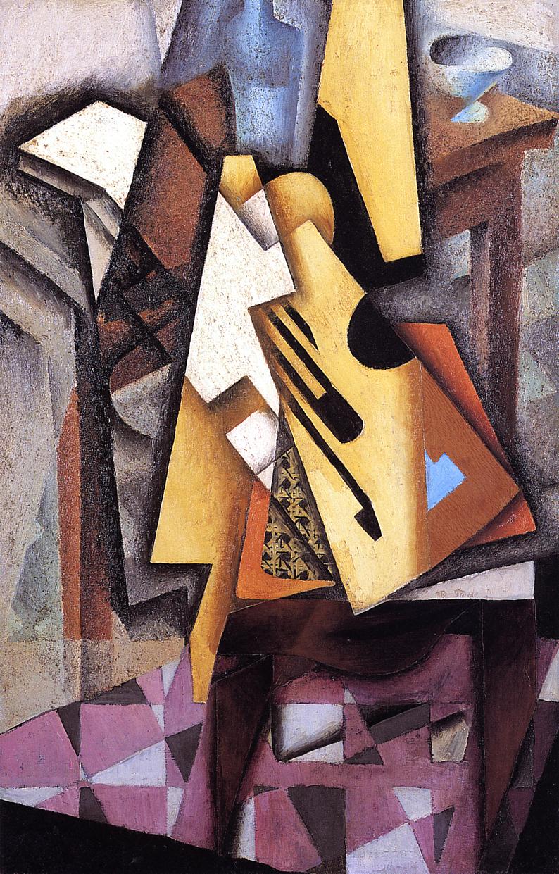 Guitar on a Chair, 1913 Juan Gris