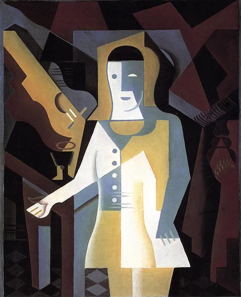 Pierrot, 1919 - 胡安·格里斯