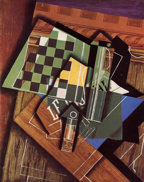 The Checkerboard, 1915 - Хуан Грис