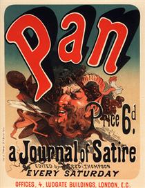 Pan, a Journal of Satire - Jules Cheret