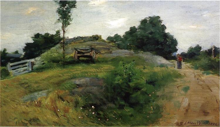 Connecticut Scene, 1888 - Джулиан Олден Вейр