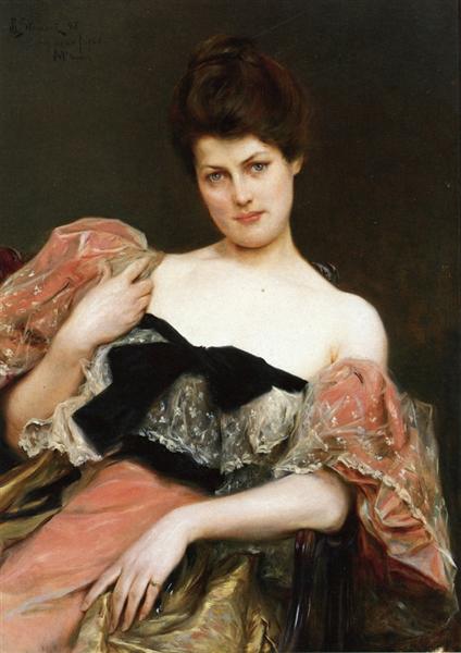 Portrait of a Lady, 1892 - Julius Stewart