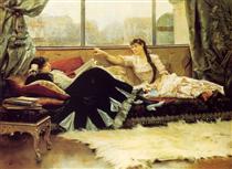 Sarah Bernhardt and Christine Nilsson - Julius Stewart